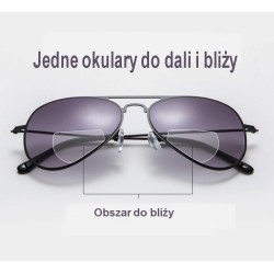 Okulary korekcyjne gotowe przeciwsłoneczne do dali 'zerówki' do bliży do wyboru od +1 do +4